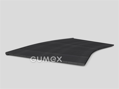 Gumový profil tvaru "I", 110x4,5/2mm, 50°ShA, EPDM, -40°C/+100°C, čierny